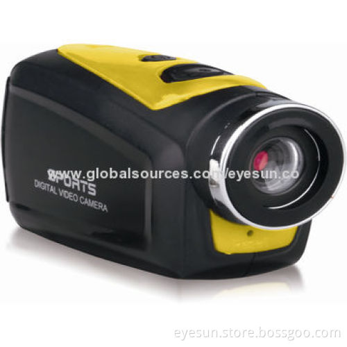 Helmet Action Camera with 1,280*720, 30fps, 30M Waterproof and 1.5-inch DisplayNew